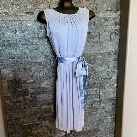 After Six bridesmaid Dress in Windsor Blue - Picture 2 of 9